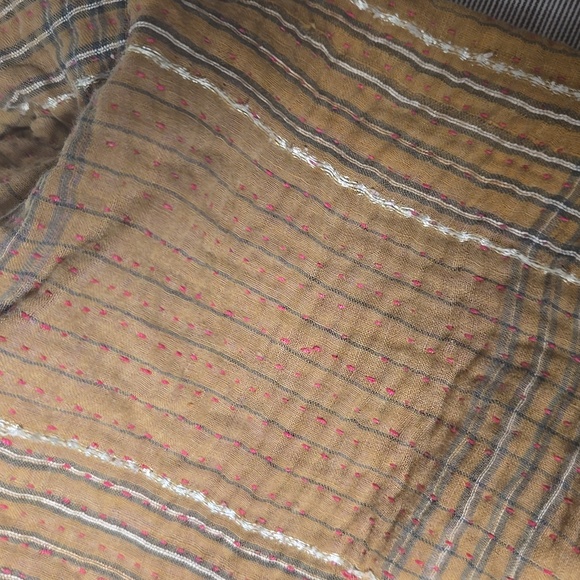 Kantha Tan Pouch #15 - Picture 3 of 3